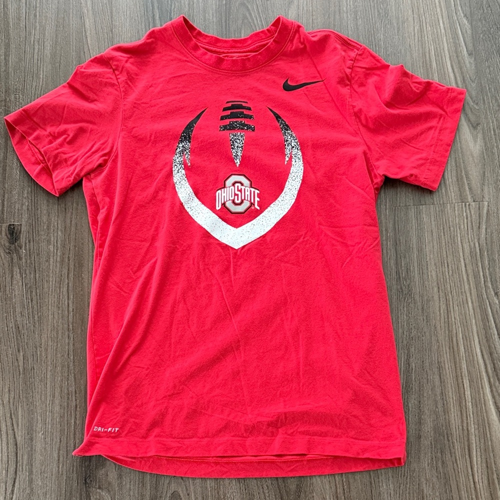 Nike Red Ohio State Football Tee